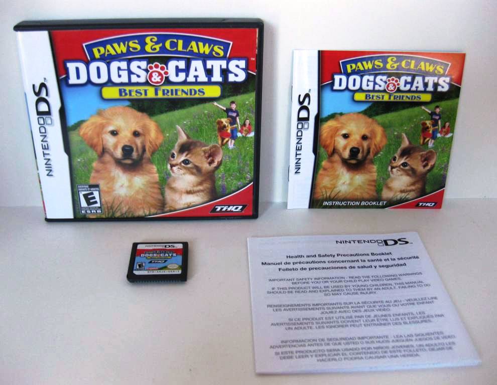 Paws & Claws: Dogs & Cats Best Friends (CIB) - Nintendo DS Game